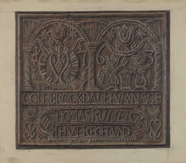 Pa. German Stove Plate