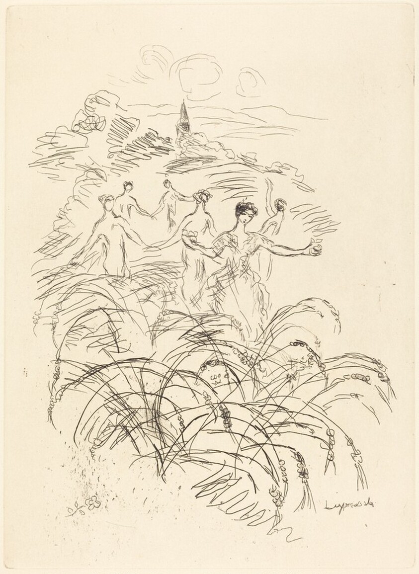 Six Figures in a Landscape