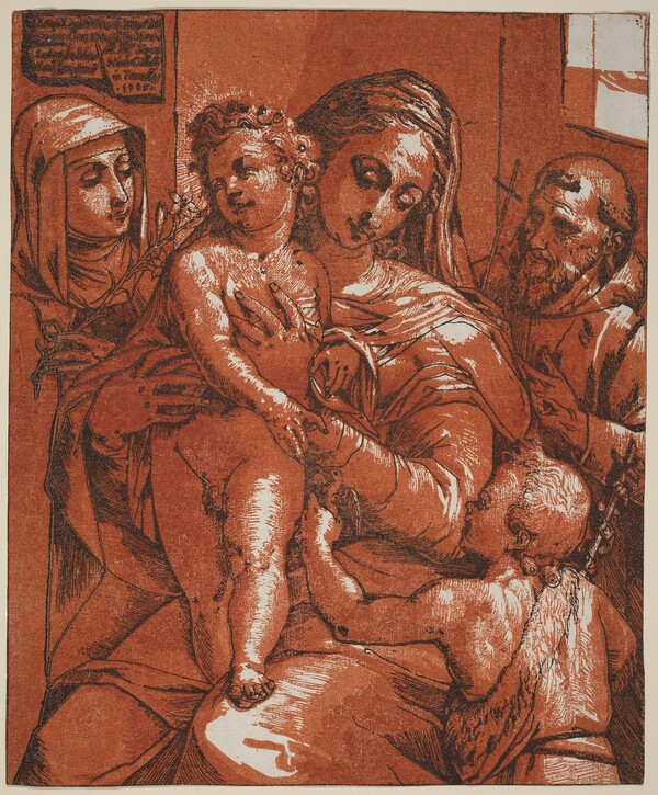 Madonna and Child Accompanied by Saints