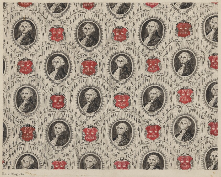 Chintz with Portraits of George Washington