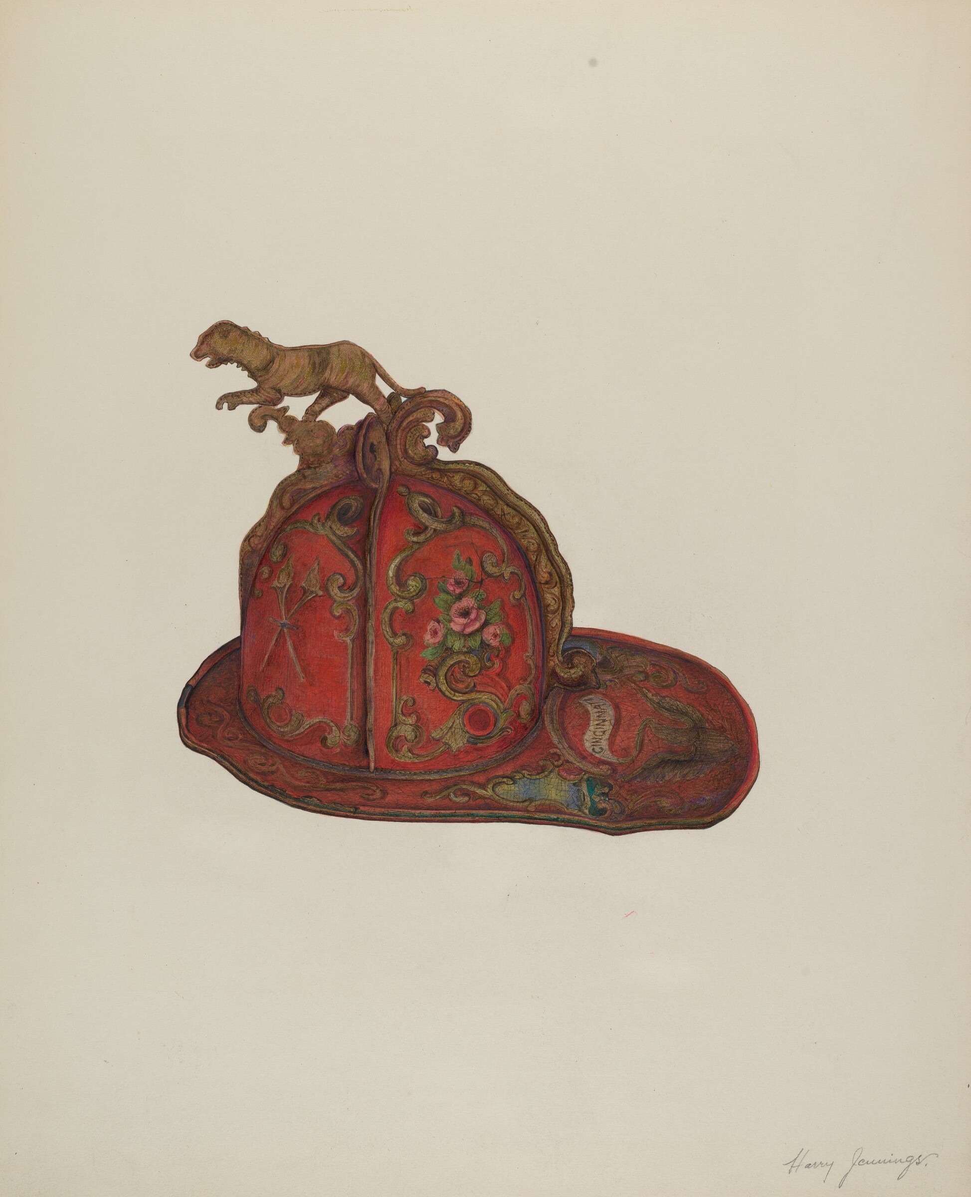 Fireman's Hat, Harry Jennings, c. 1937