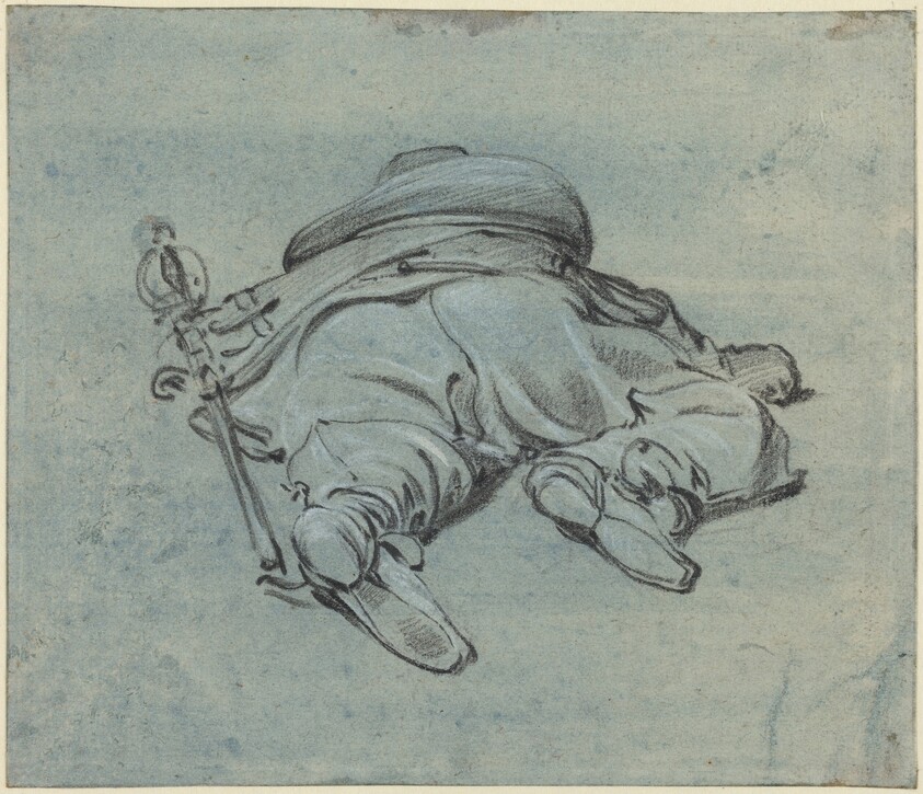 A Cavalier Lying on the Ground