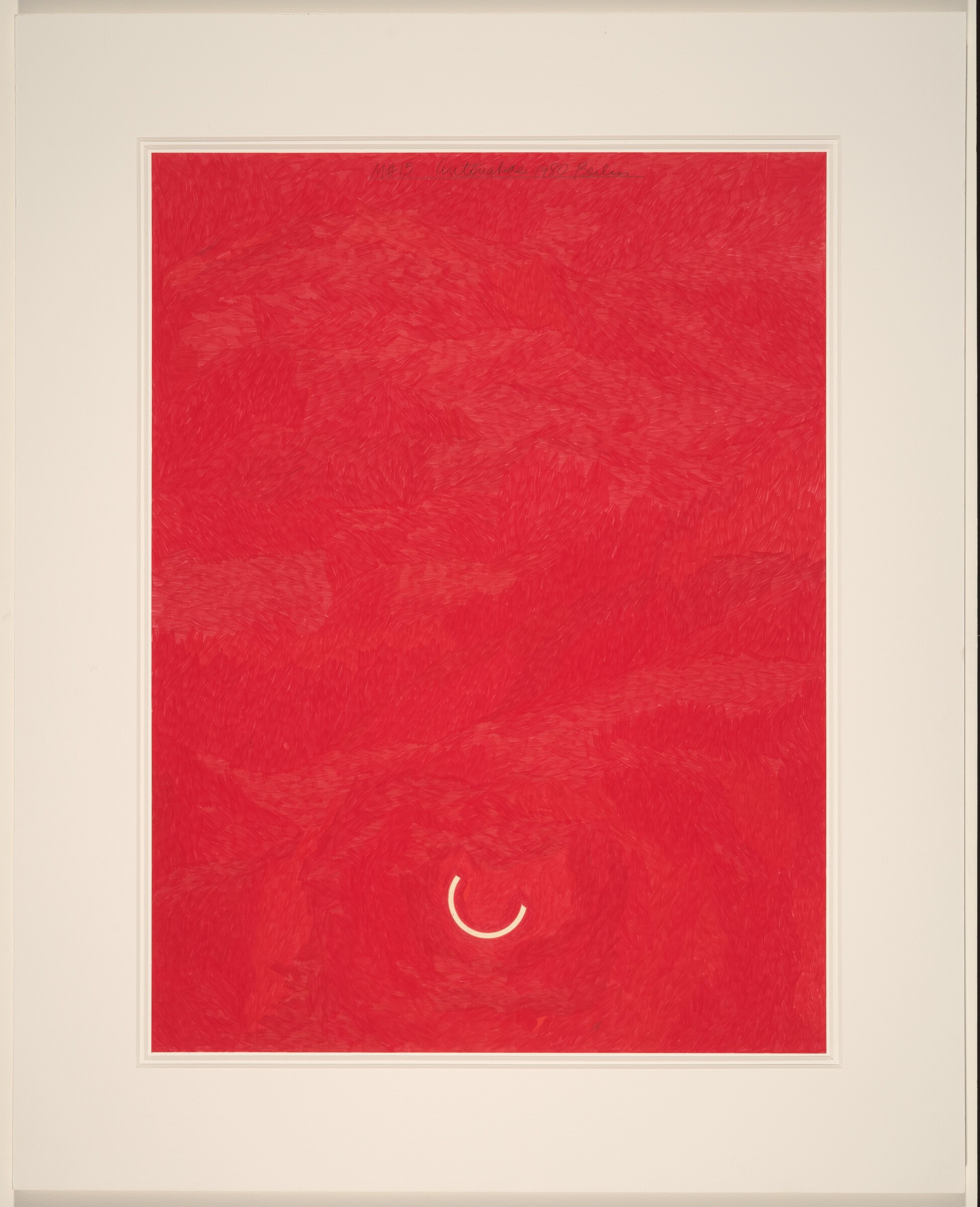 Untitled Drawing M#15 - 80 (Berlin), Stephen Antonakos, 1980