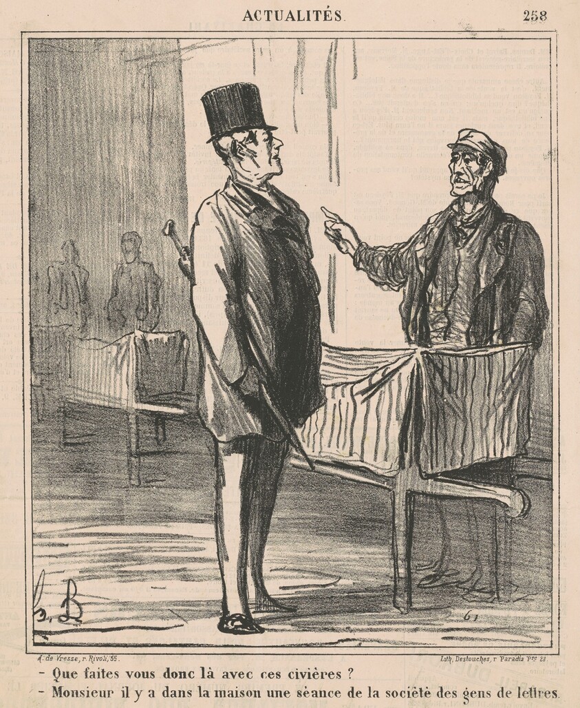 Que faites-vous donc la avec ces civières