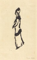 Standing Woman (Stehende Frau), Emil Nolde, 1911
