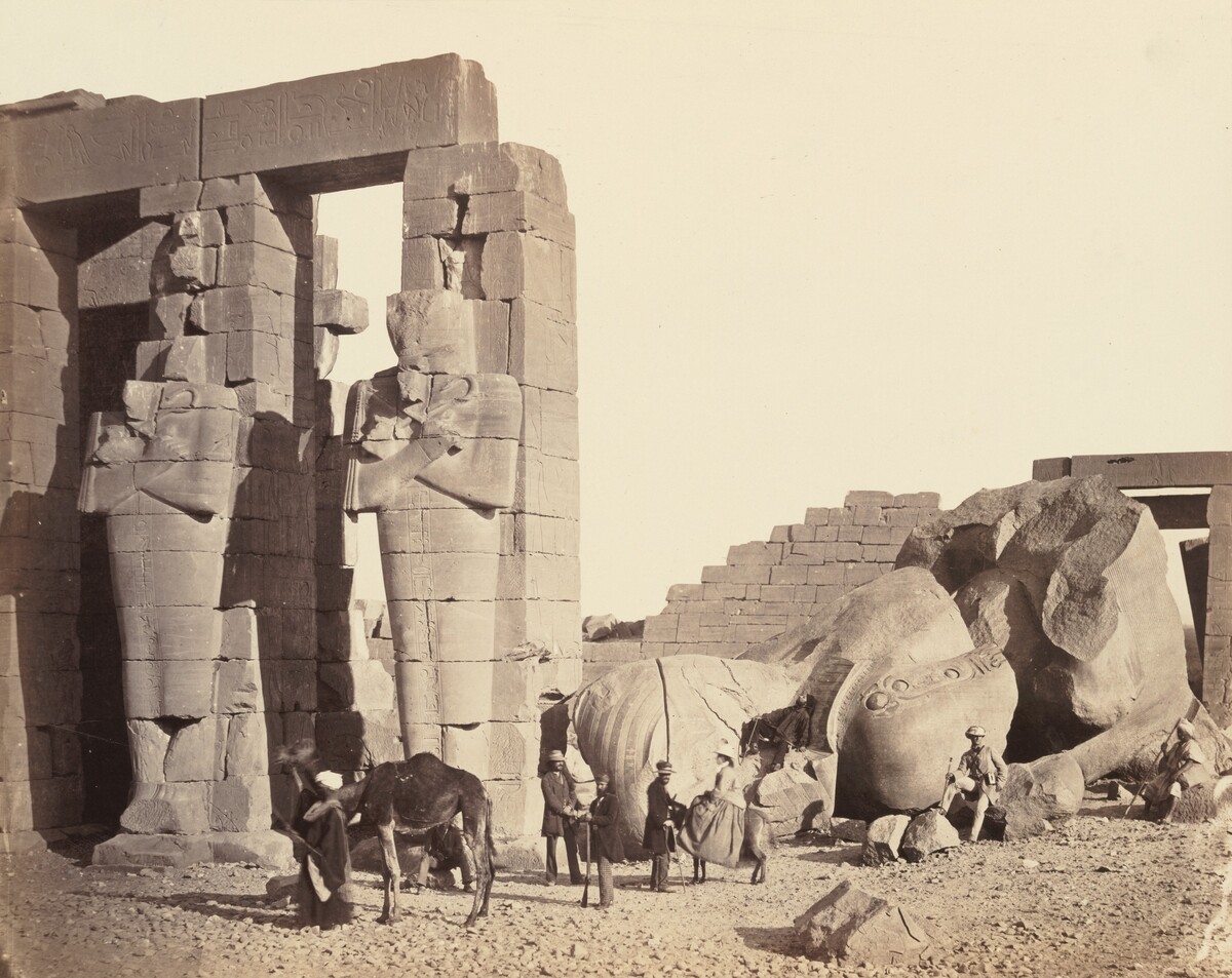 The Ramasseum of El-Kurneh, Thebes, First View
