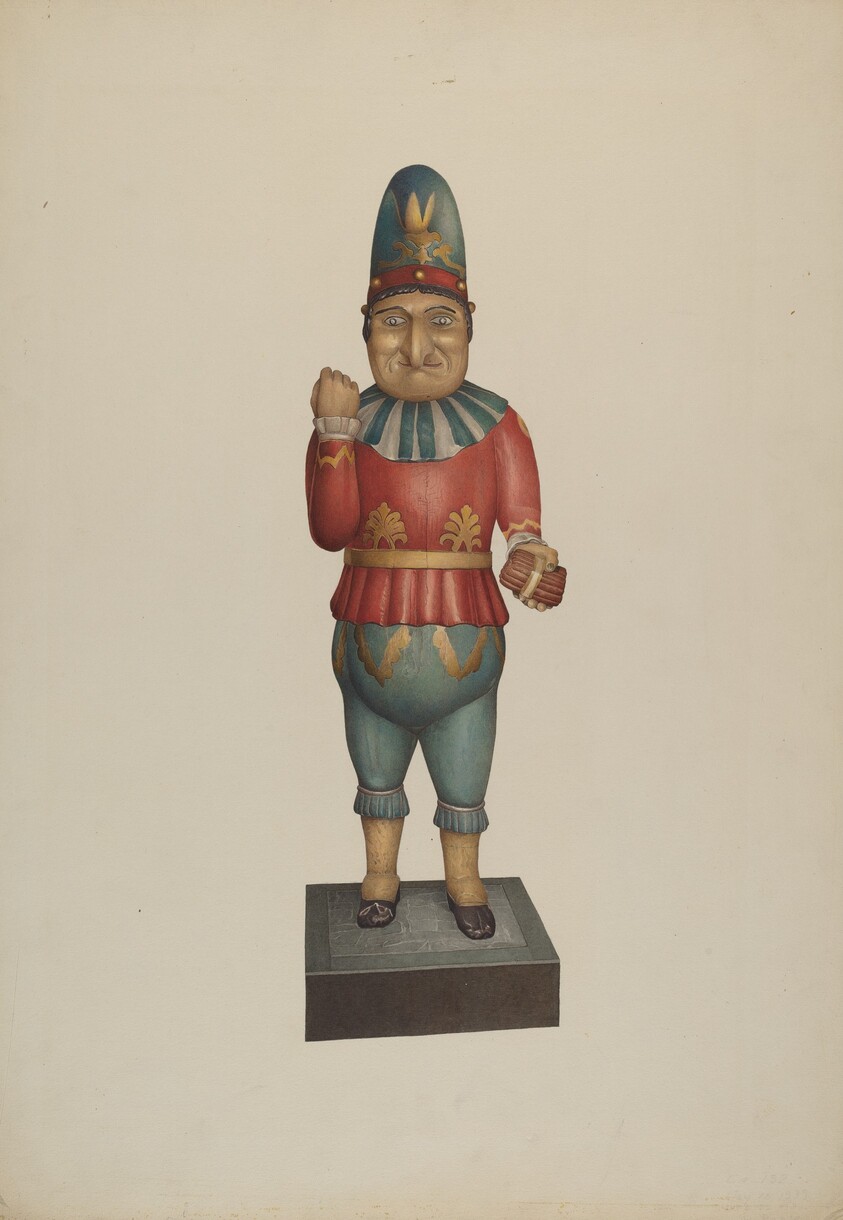 Cigar Store Figure: "Punch"