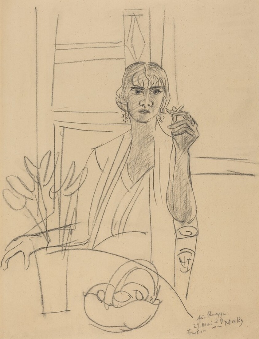 Quappi with Cigarette