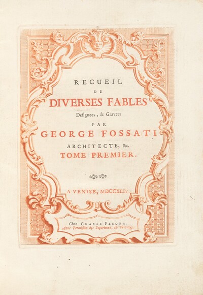 Raccolta di Varie Favole delineate ed incise in rame (Tome 1-3)
