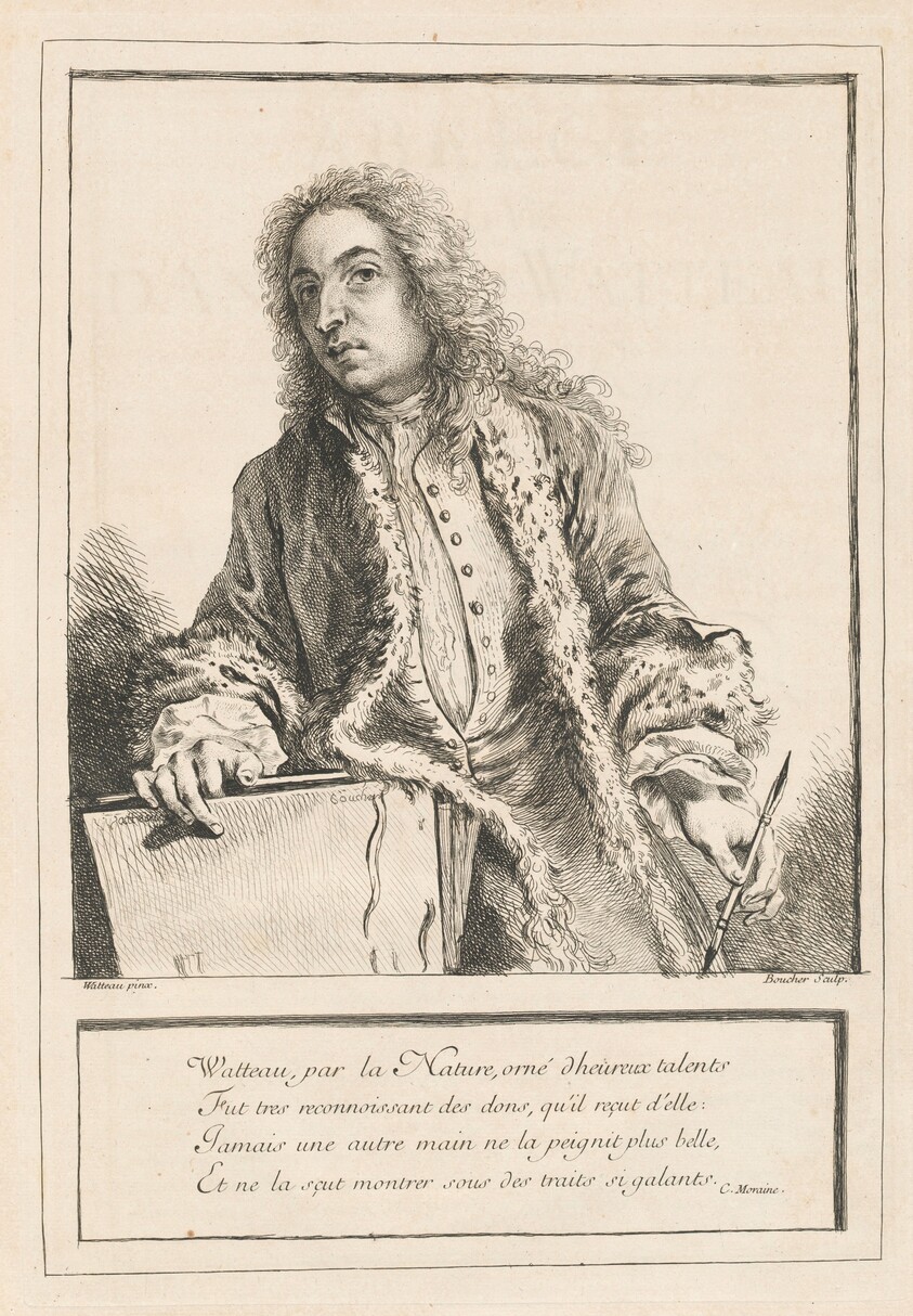 Figures de différents caractères, de Paysages, et d'Etudes dessinées d'après nature par Antoine Watteau (volume I)