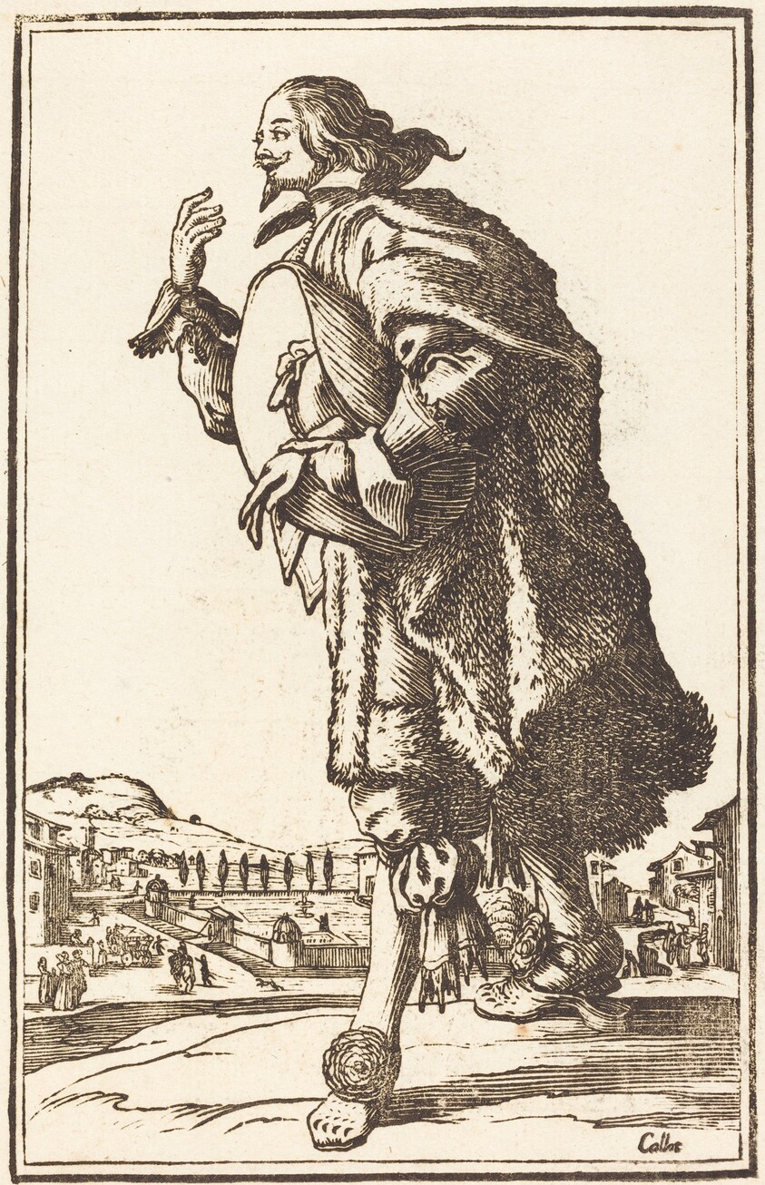 Noble Man with Felt Hat, Bowing