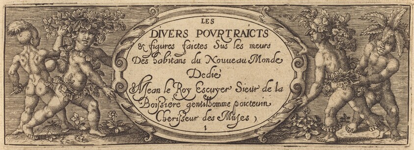 Les divers pourtraicts et figures I (Title Page)