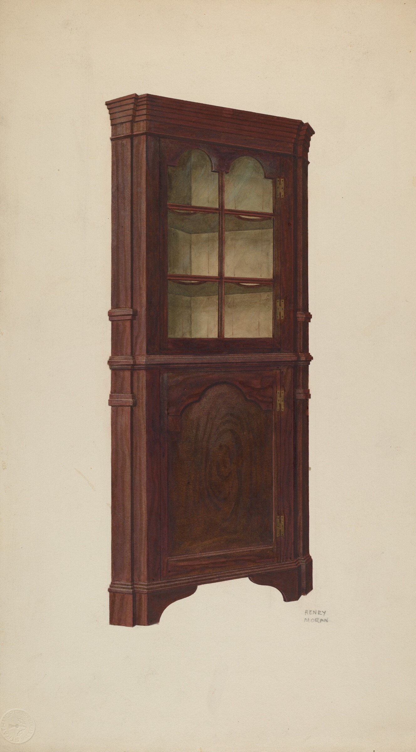 Corner Cupboard, Henry Moran, c. 1940