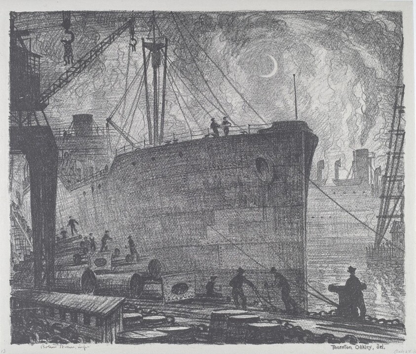 Hog Island. The Wetbasin. Twilight