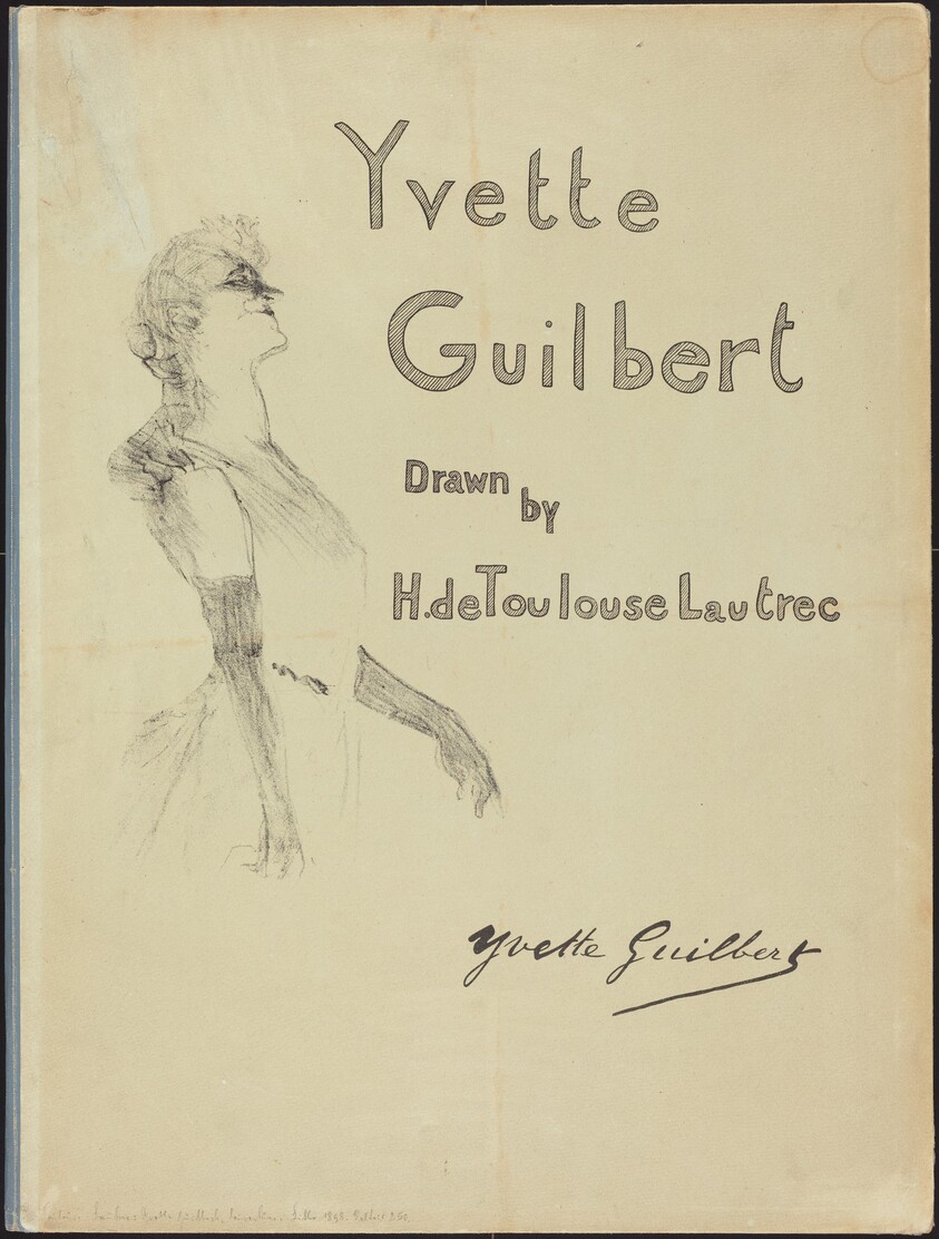 Cover, Yvette Guilbert