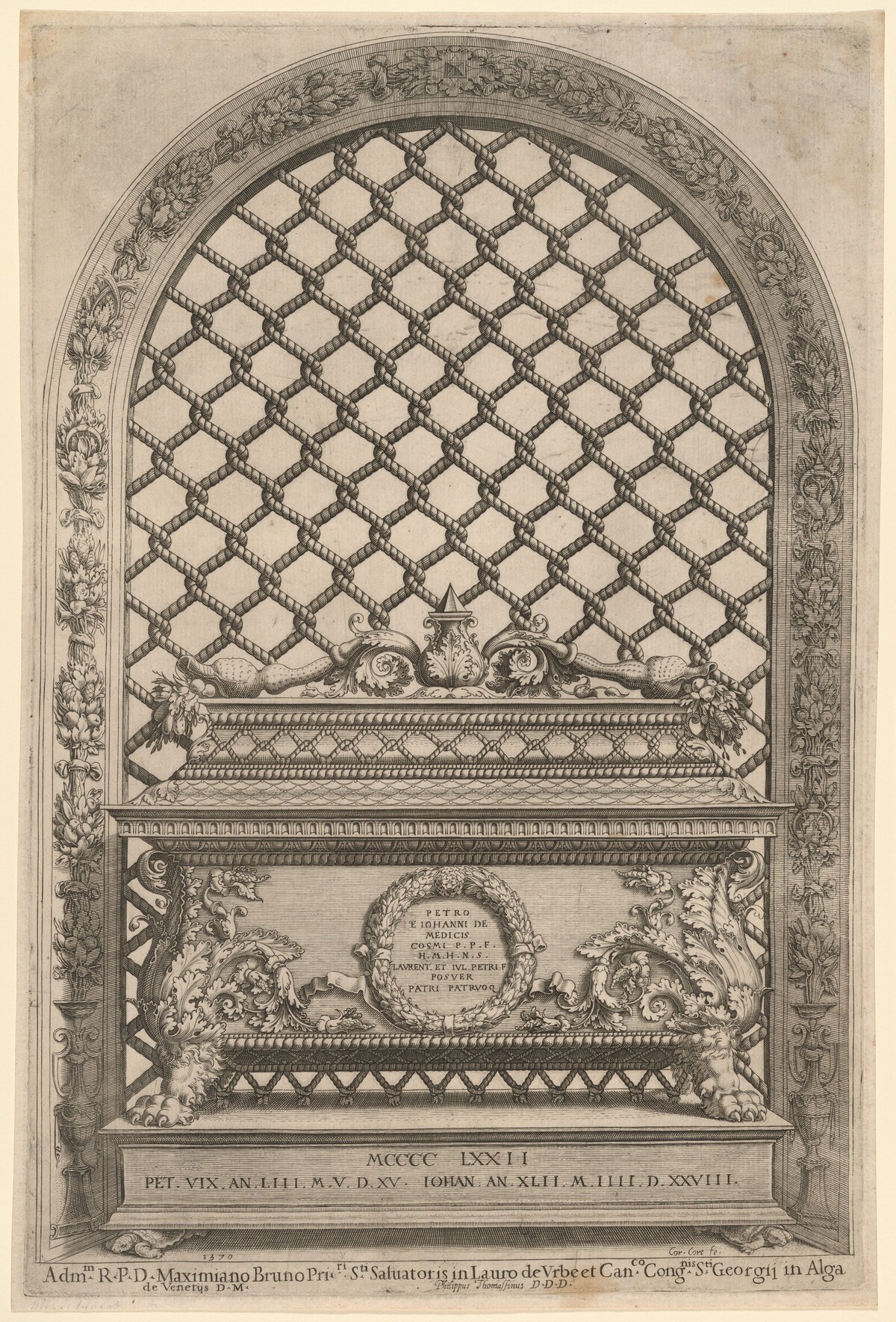 The Grill of the Tomb of Piero and Giovanni de' Medici