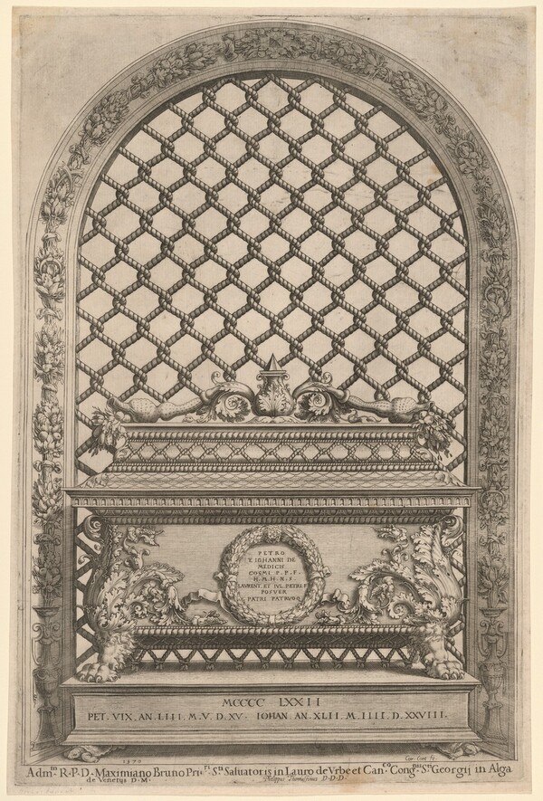 The Grill of the Tomb of Piero and Giovanni de' Medici