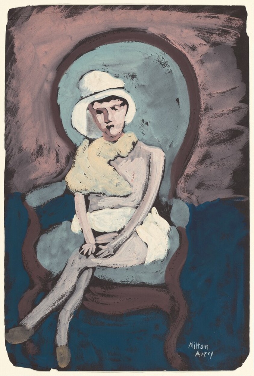 Girl in a Victorian Chair