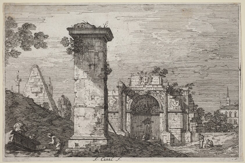 Landscape with Ruined Monuments