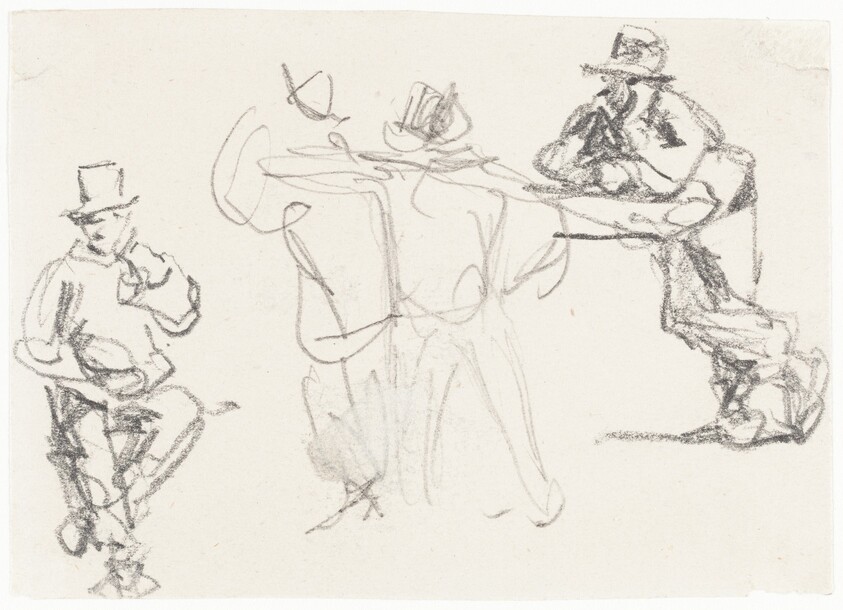 Studies of a Male Figure