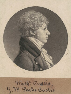 George Washington Parke Custis, Charles B. J. Févret de Saint-Mémin, 1808