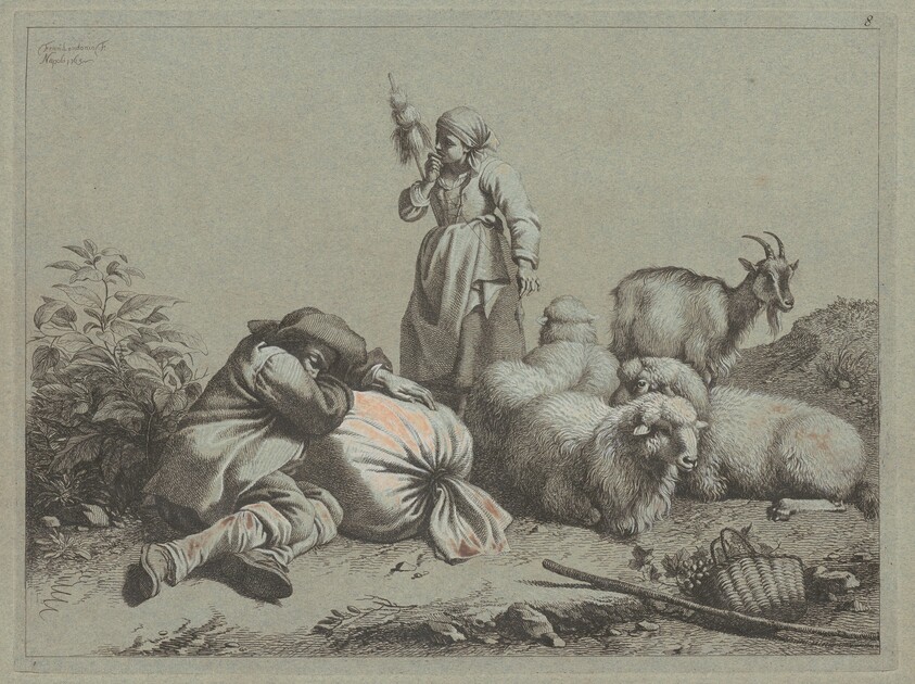 Sleeping Peasant and Standing Spinner