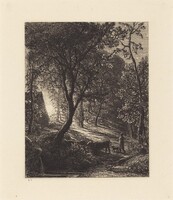 The Herdsman's Cottage, Samuel Palmer, 1850