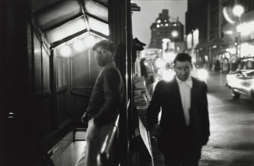 Black Man, White Man, Times Square