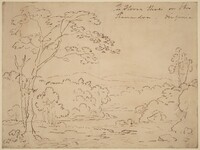 The Horse Shoe on the Shenandoah, Virginia, Joshua Shaw, 1820s