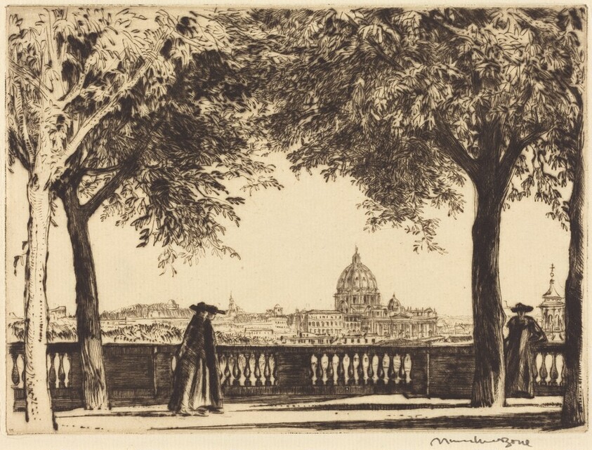Under the Pincian Trees, Rome