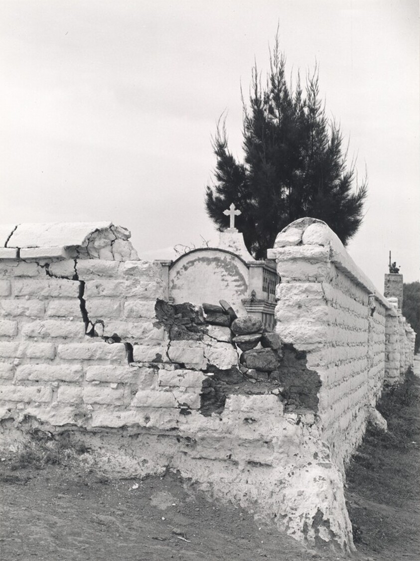 Cemetery Wall, Texcoco, Mexico