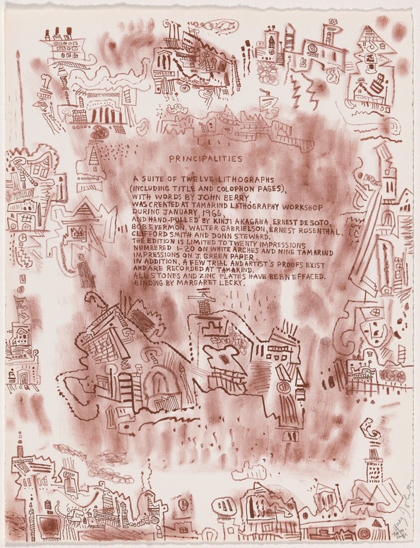 Principalities (Colophon)