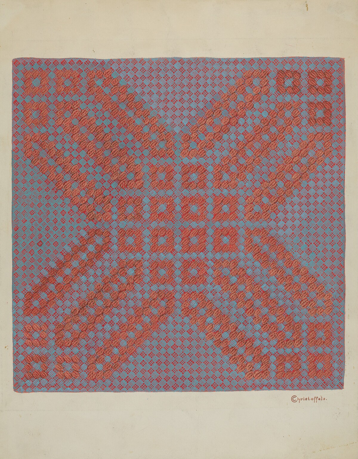 Coverlet - Section of Reverse Side