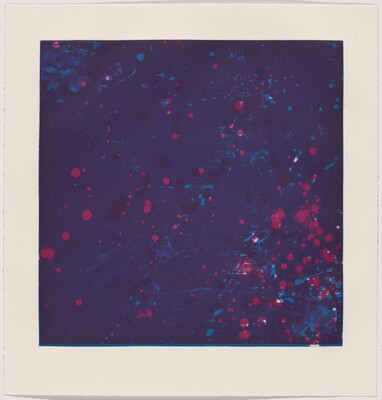 Starry Night: September [working proof 4], Pat Steir, 1996