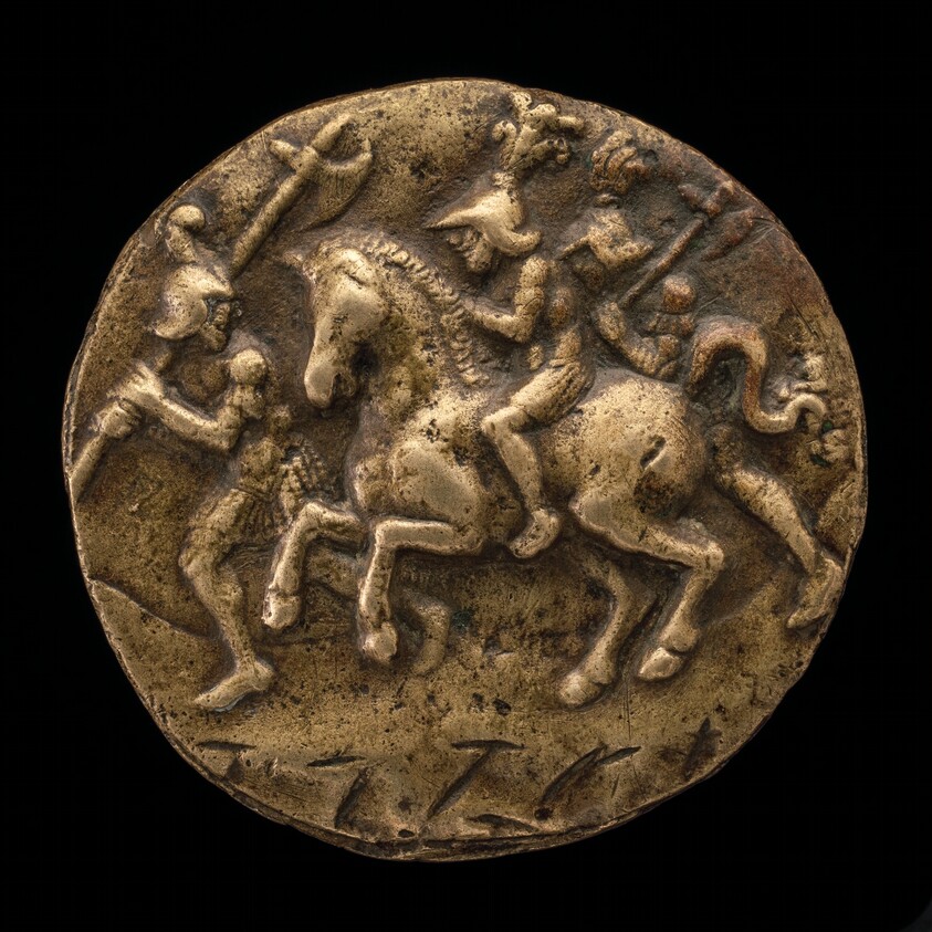 A Horseman and Two Soldiers