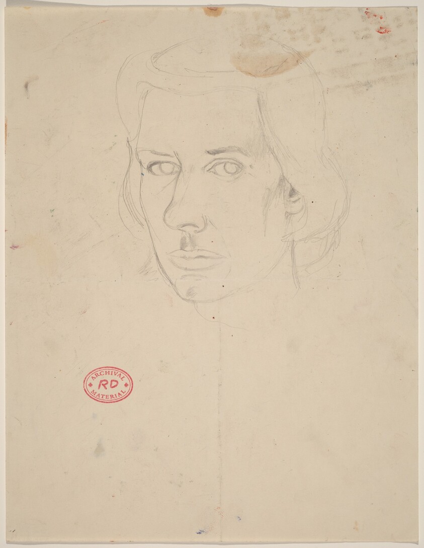 Untitled [head of a woman with short hair]