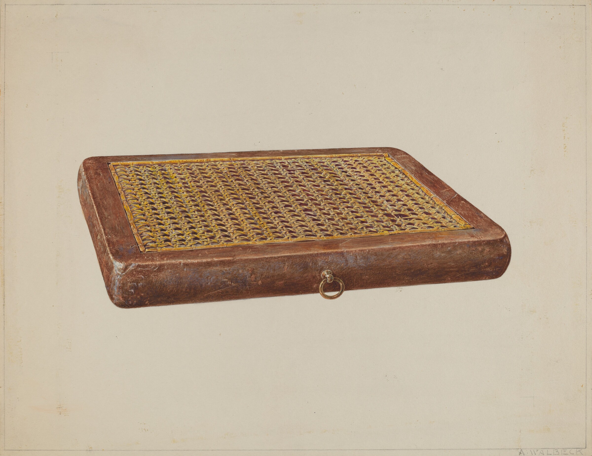 Portable Seat, Alfred Walbeck, c. 1938