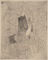 Man with a Dog (L'homme au chien), Pablo Picasso, 1915, reprinted c. 1947