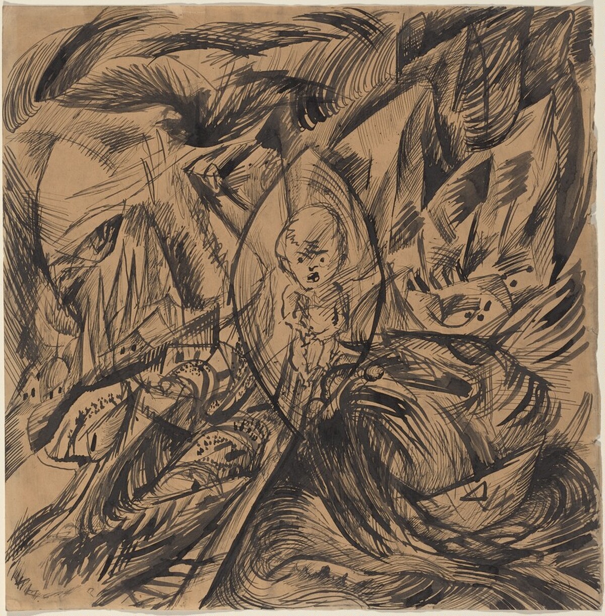 Young Family (Lovers) (Junge Familie [Liebespaar]), also known under the title "Homunkulus"