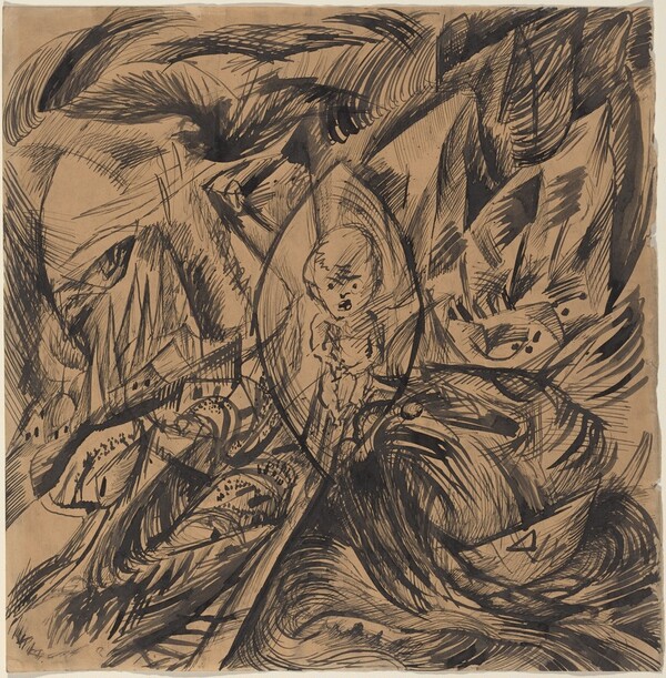 Young Family (Lovers) (Junge Familie [Liebespaar]), also known under the title "Homunkulus"