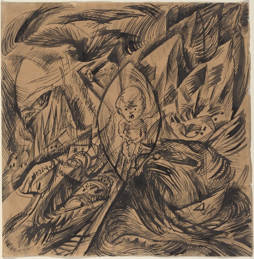 Young Family (Lovers) (Junge Familie [Liebespaar]), also known under the title "Homunkulus"