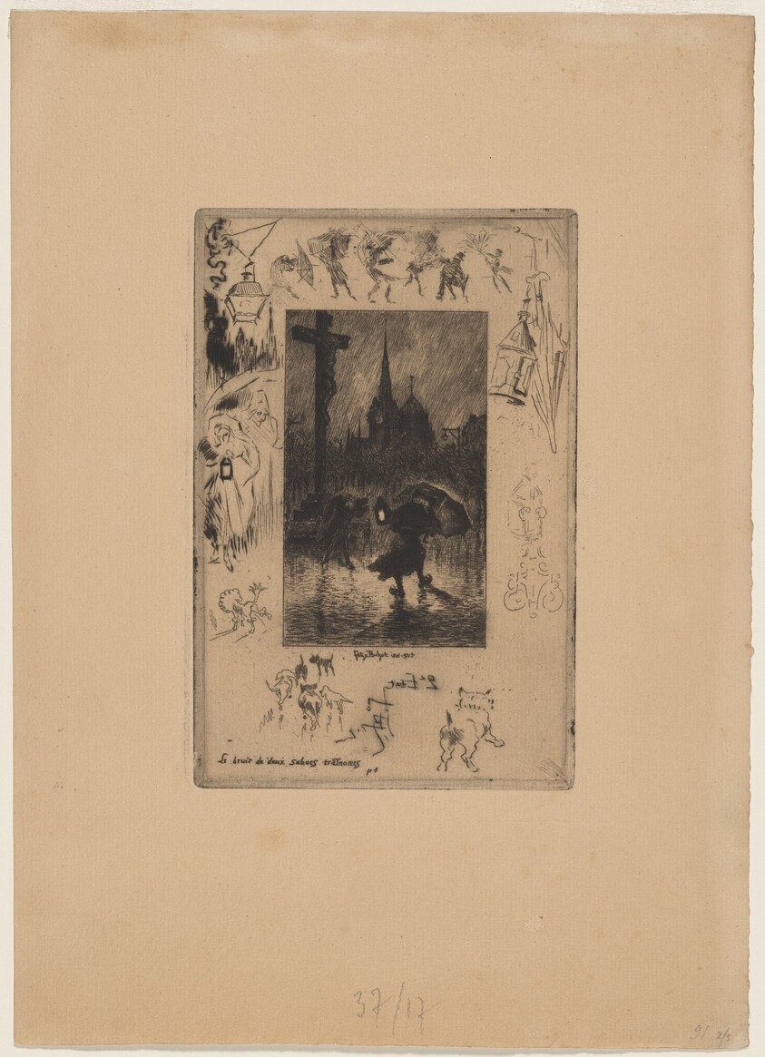 Le Bruit de deux sabots trainant...