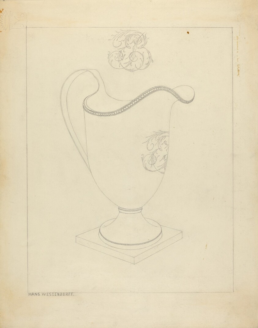 Silver Cream Pitcher