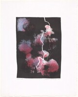 Smaller Study of Lightning, David Hockney, 1973