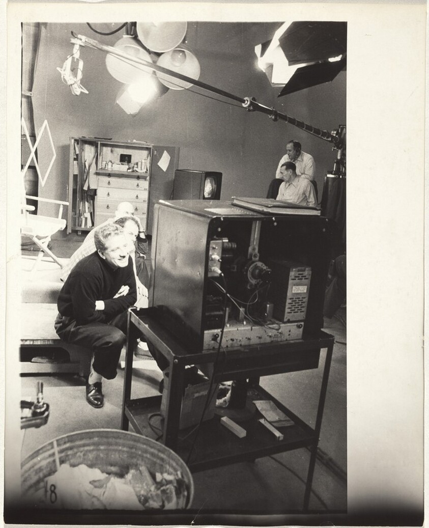 Filming, NBC TV studio--Burbank, California