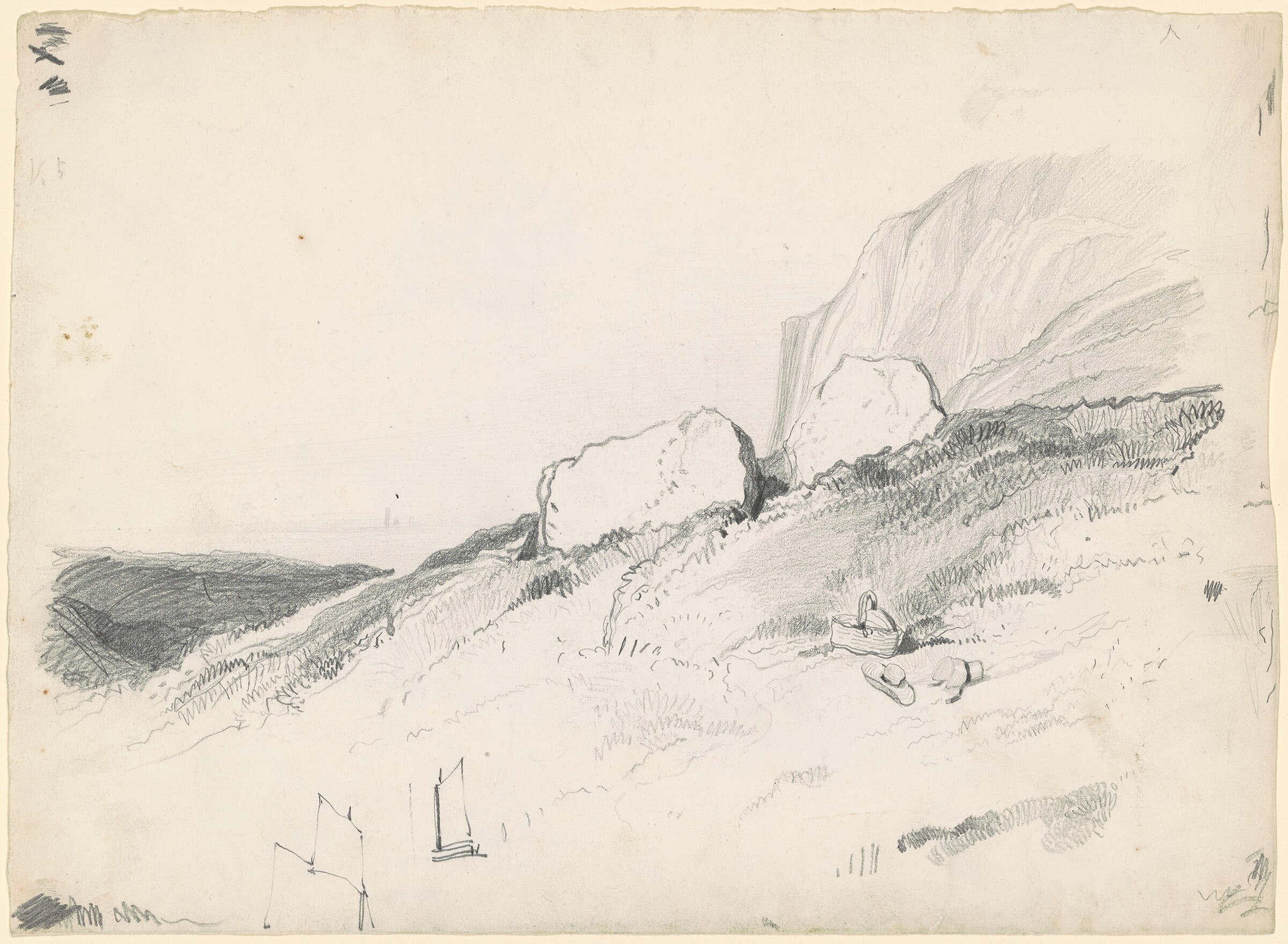 Rocky Landscape, Seth Wells Cheney, c. 1835-1840