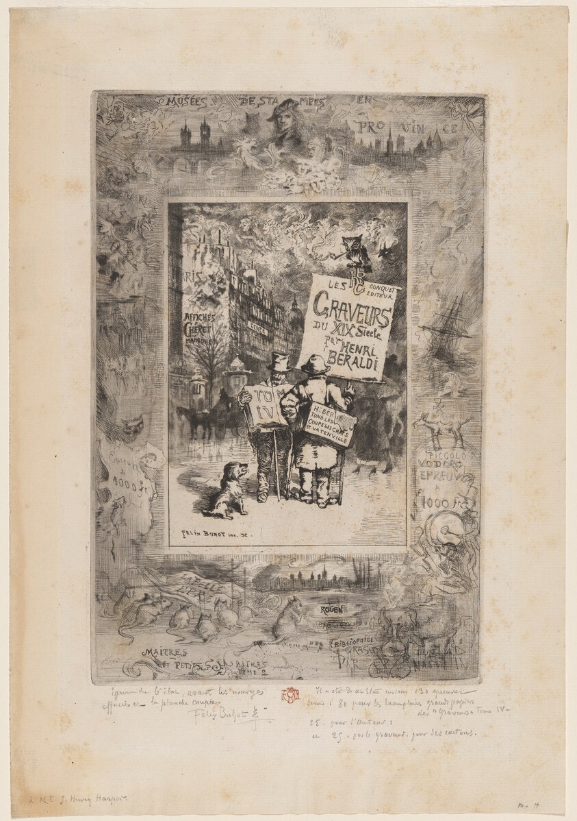 Frontispiece for "Les Graveurs du XIXe siècle de Henri Beraldi"