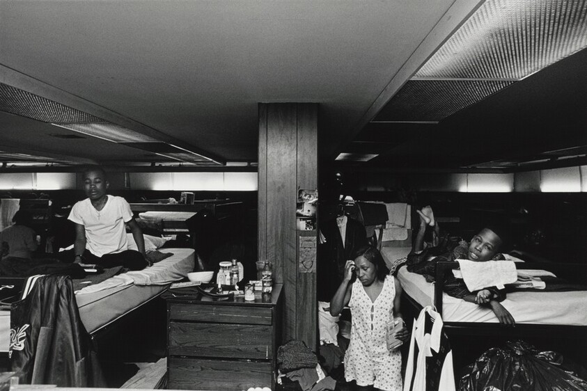 At 5:45 a.m.Tuesday morning, Margie sprints out of bed to wash and dress herself for her second day of job training at CARA in downtown Chicago. Olive Branch Mission, Chicago.
