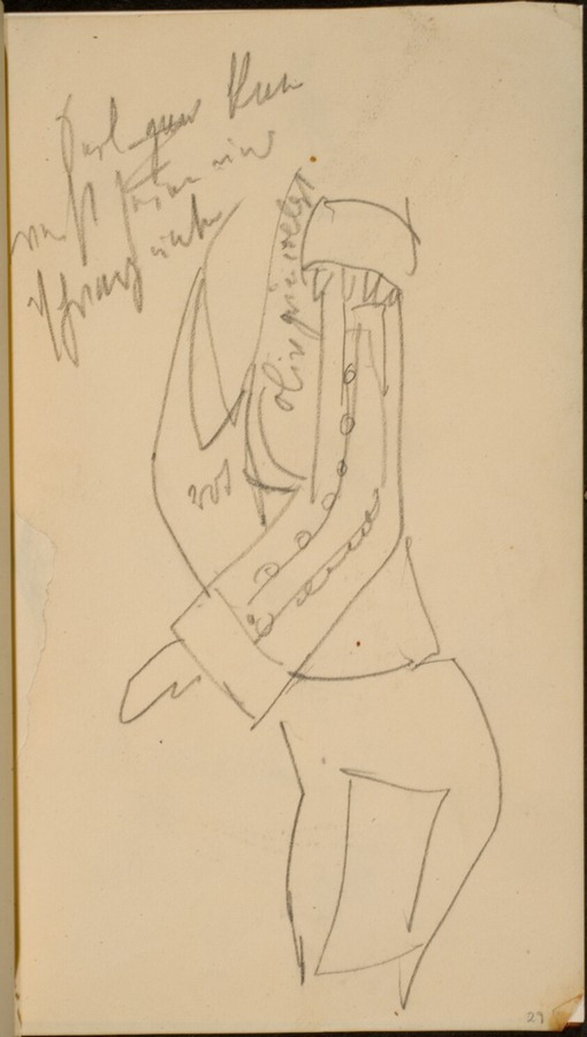 Zirkusartist im Kostüm (Circus Performer in Costume) [?] [p. 29]