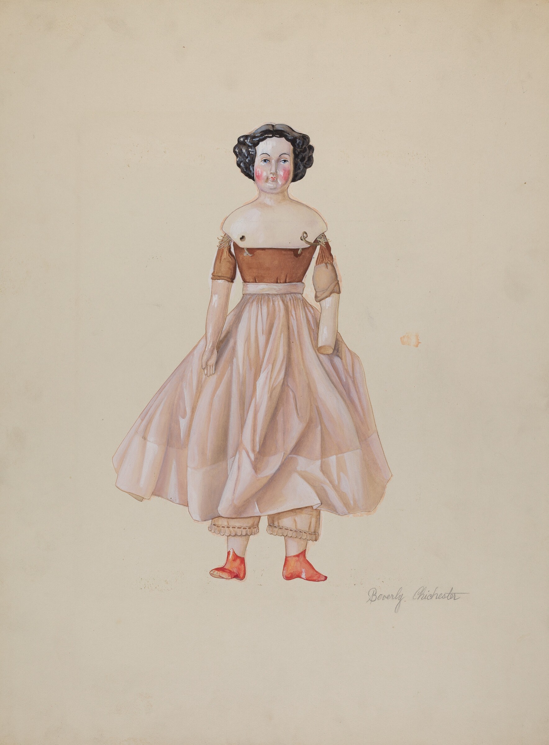 China-Headed Doll, Beverly Chichester, c. 1936